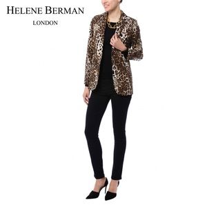Helen Berman Leopard Blazer